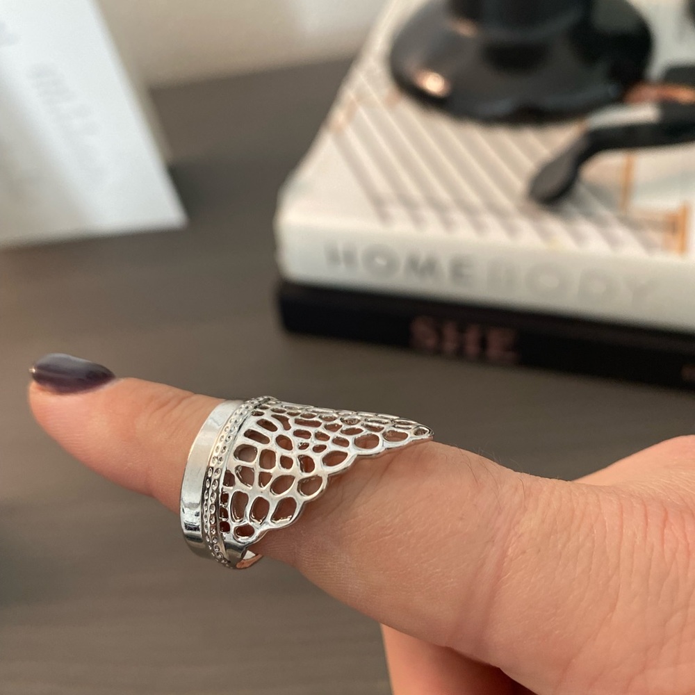 Kendra Scott Silver Statement Ring - image 2